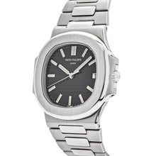 Patek Philippe Nautilus - Black Baton Dial & Bracelet Strap