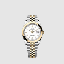 Rolex Datejust 41 White Dial Steel and Yellow Gold Jubilee Bracelet Men's Watch