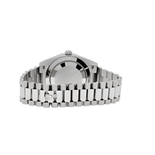 Rolex Day-Date Black Diamond Dial Men's White Gold
