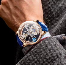 Jacob & Co Diamond-Encrusted Tourbillon Mechanical Wristwatch With Luxury Watchbox 47mm
