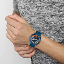 Hugo Boss - Stainless Stee 44 mm Rubber Blue
