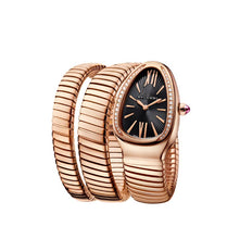 Bvlgari Rose Gold Serpenti Tubogas Double Spiral Watch - BEAUTY BAR