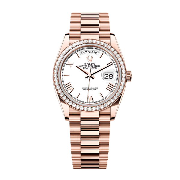 Day-Date 36 Oyster, 36 mm, Everose Gold and Diamonds
