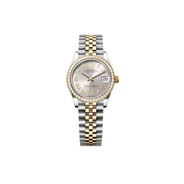 Rolex Datejust 31 Oyster, 31 mm, Oystersteel, Yellow Gold and Diamonds Reference 278383RBR