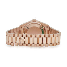 Rolex Day - Date 36 Oyster, 36 mm, Everose Gold and Diamonds Reference 128345RBR - BEAUTY BAR