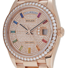 Rolex Day - Date 36 Oyster, 36 mm, Everose Gold and Diamonds Reference 128345RBR - BEAUTY BAR