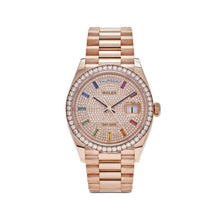 Rolex Day - Date 36 Oyster, 36 mm, Everose Gold and Diamonds Reference 128345RBR - BEAUTY BAR