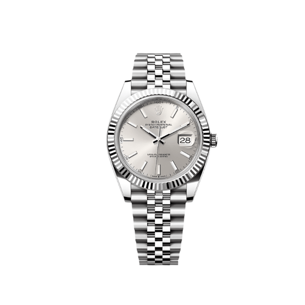 Rolex Oyster Perpetual Datejust 41 mm Silver Dial Automatic Men's Watch 126334SSJ