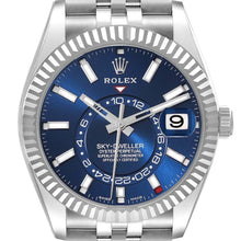 Rolex Sky-Dweller Blue Dial Steel Jubilee Bracelet Men's Watch 42mm