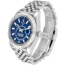 Rolex Sky-Dweller Blue Dial Steel Jubilee Bracelet Men's Watch 42mm